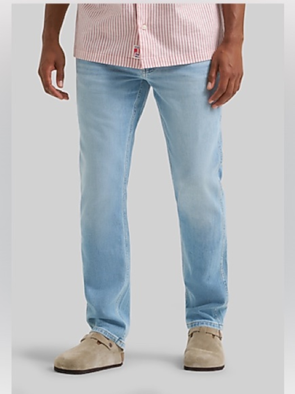 Jos. A. Bank Light Blue Wash Tailored Fit  Straight Cut Men's Jeans 42x30